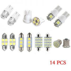 LED Lights For Dome License Plate Lamp 12V Kit Accessories 